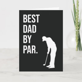 Cartão Melhor Pai Por Golfe Dia dos Pais