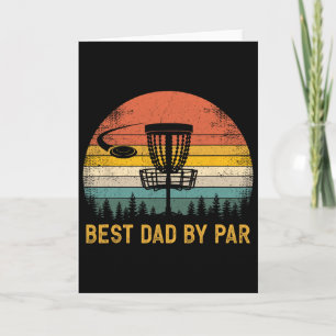Cartão Melhor Pai Por Par - Disc Golf Pai Dia dos Pais 