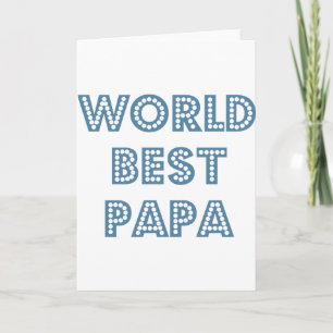 Cartão Melhor Papai do Mundo
