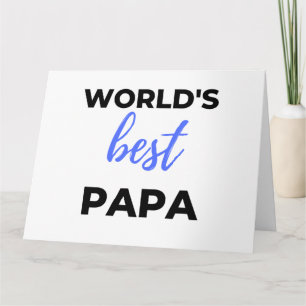 Cartão Melhor Papai do Mundo bl