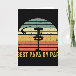 Cartão Melhor Papai Por Par Presente Engraçado de Golfe d
