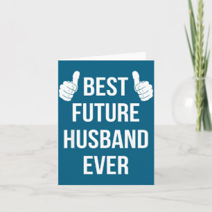 Cartão Melhor Para Futuro Marido Marido Noivo