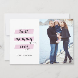 Cartão Melhor placa de Dia de as mães Ever da Mamãe