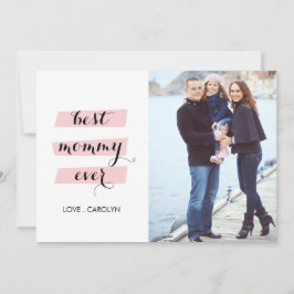 Cartão Melhor placa de Dia de as mães Ever da Mamãe