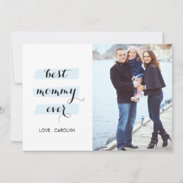 Cartão Melhor placa de Dia de as mães Ever da Mamãe