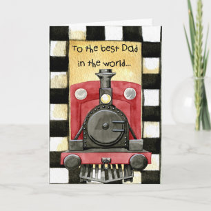 Cartão Melhor placa de Dia de os pais do Pai