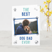 Melhor placa de Dia de os pais do Pai de cães nunc