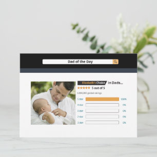 Cartão Melhor placa de Pai do Dia de os pais Engraçado