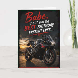 Cartão Melhor Presente de Aniversário de Todos os Tempos 