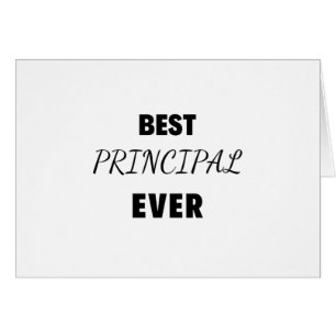 Cartão Melhor Principal Ever 2