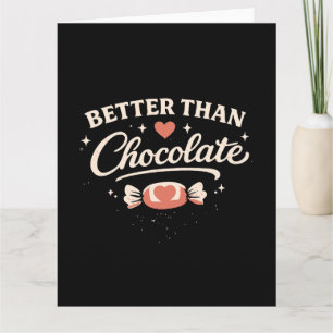 Cartão Melhor Que Chocolate no Dia dos Namorados