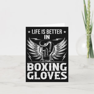 Cartão Melhor Vida Nas Luvas De Boxing