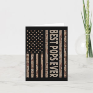 Cartão Melhor Vô de Todos Bandeira Americana Engraçado Di