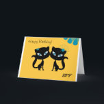 Cartão Melhores amigos para sempre (BFF), eu amo gatos!<br><div class="desc">Bom para o presente para seus melhores amigos e tenha-os junto.</div>