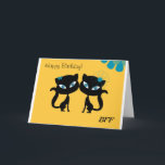 Cartão Melhores amigos para sempre (BFF), eu amo gatos!<br><div class="desc">Bom para o presente para seus melhores amigos e tenha-os junto.</div>