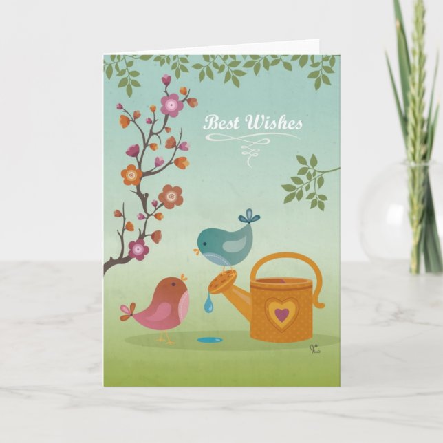 Cartão  Melhores desejos (Frente)