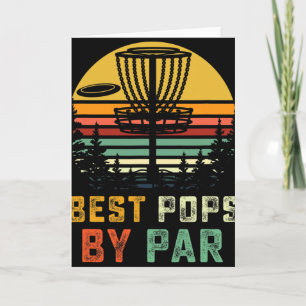 Cartão Melhores Pops Por Par Dia dos Pais Frisbee Disc Go