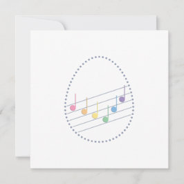 Cartão Melodia da Primavera Personalizável (Fusão)