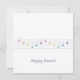 Cartão Melodia da Primavera Personalizável (Fusão)