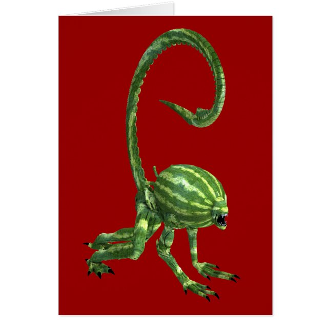 Cartão Melon Head Creature (Frente)