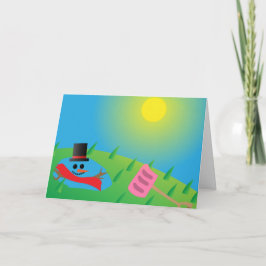 Cartão Melted Frosty Holiday 