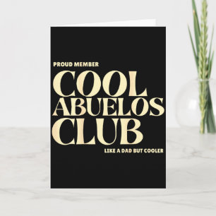 Cartão Membro Orgulhoso do Clube dos Abuelos Legais Como