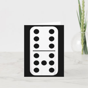 Cartão Meme de Dominó Engraçado Seis Sete Estratégia de J