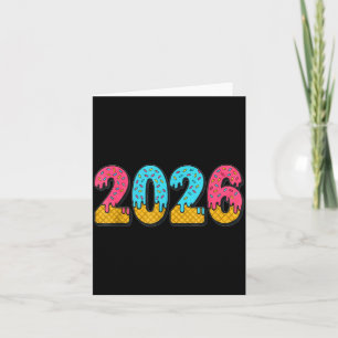 Cartão Meme de Sorvete Drip 2026 Gíria do Ano Novo da Ger