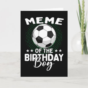 Cartão Meme Do Aniversariante Jogador De Futebol Aniversá