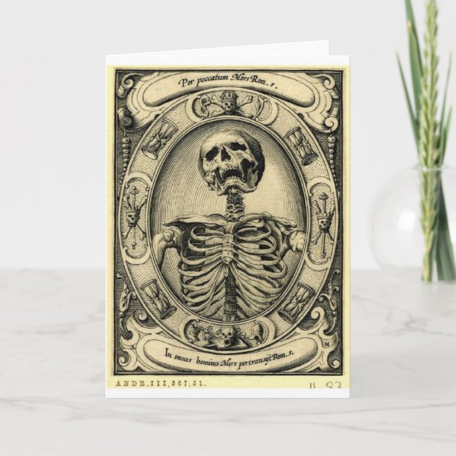 Cartão Memento Mori (Frente)