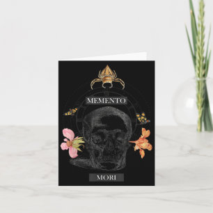 Cartão Memento Mori Stoicismo Filosofia Stoic