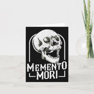 Cartão Memento Mori Stoicismo Mortalidade Filosofia Q