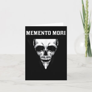 Cartão Memento Mortalidade Estoico Filosofia Estoicismo Q