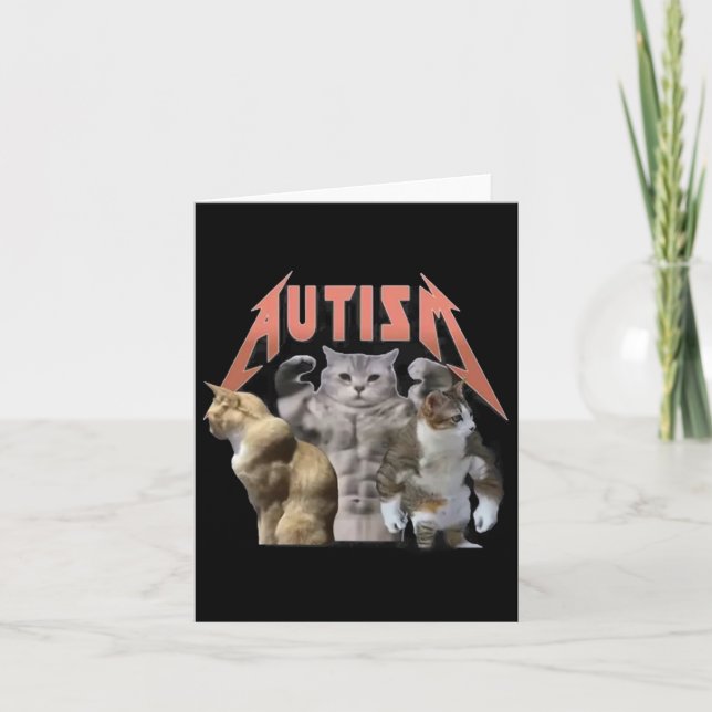 Cartão Memória Buff Cats Autism (Frente)
