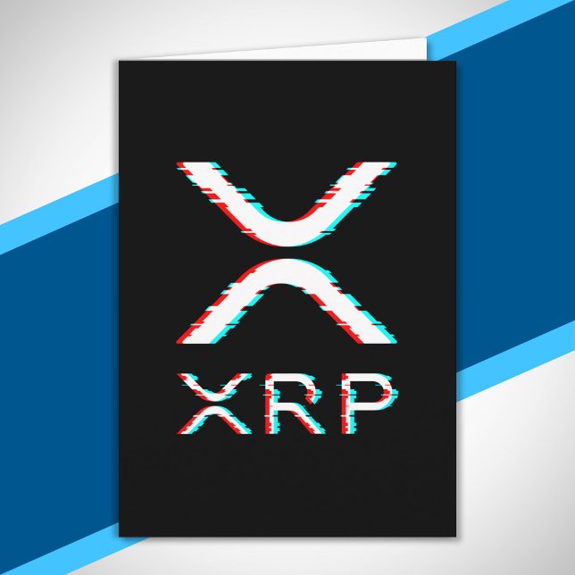 Cartão Memória Crypto Currency XRP Glitch Cryptocurrency (Criador carregado)