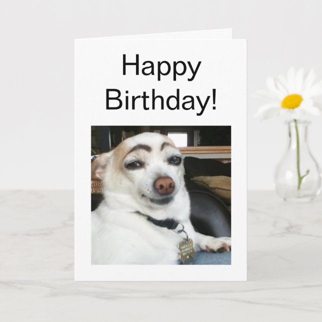 Cartão Memória De Cachorro De Cãezinha Dobrada (Planta pequena)