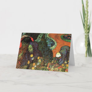 Cartão Memória do Jardim em Etten por Vincent van Gogh
