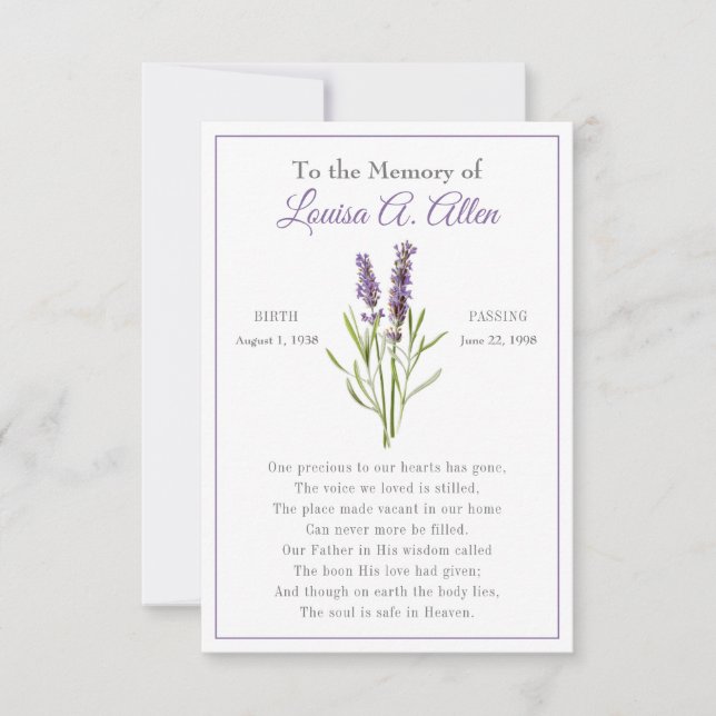 Cartão Memorial (Frente)