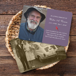 Cartão Memorial 2 Foto Cardinal