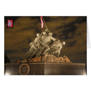 Cartão Memorial da Guerra do USMC
