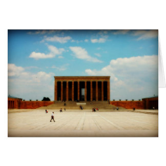 Cartão Memorial de Ataturk em Ancara