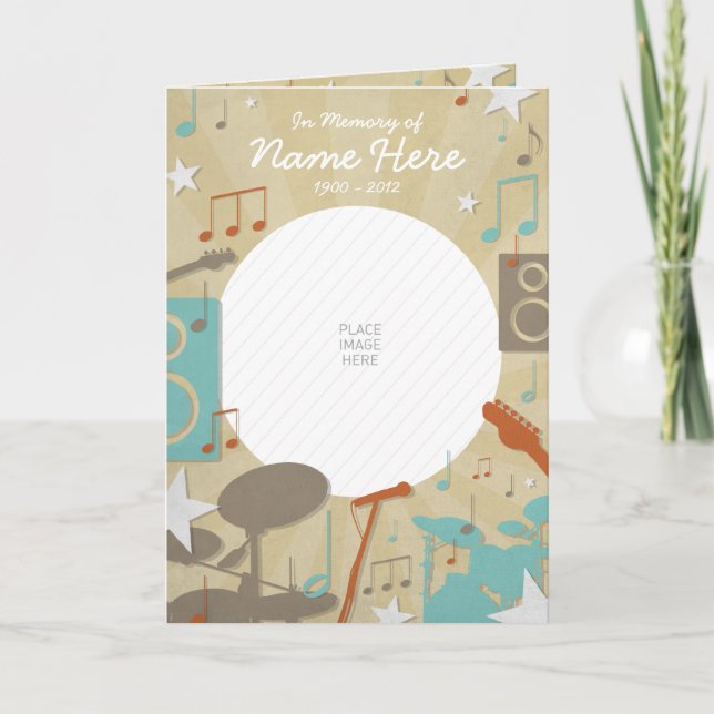 Cartão Memorial de Banda Retroativa | Programa Fun (Frente)