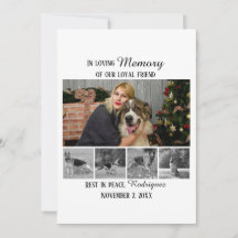 Memorial de Cachorro 5 Colagem de Fotos Tributo ao