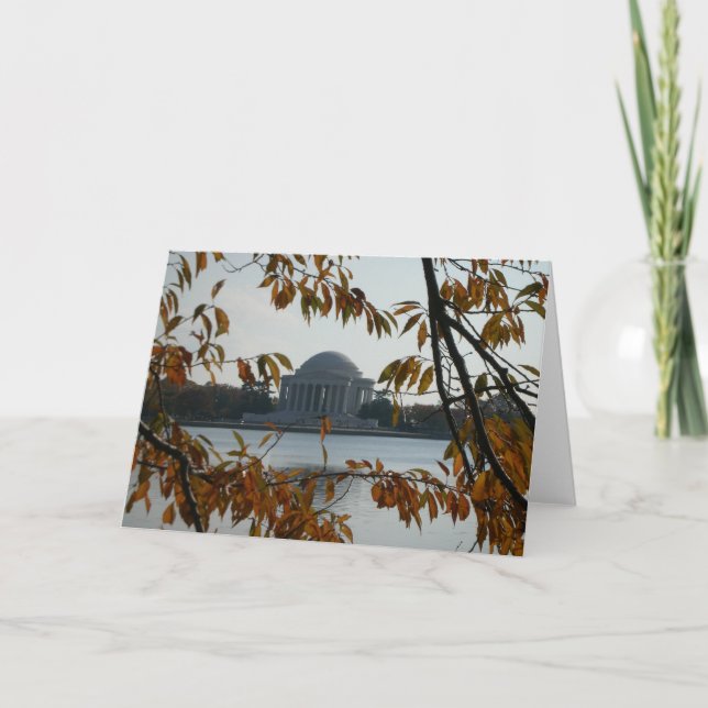 Cartão Memorial de Jefferson na queda (Frente)