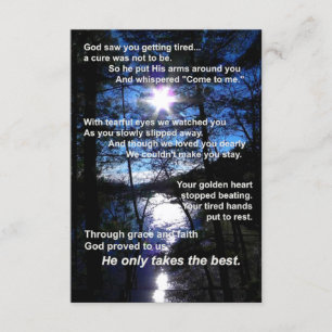 Cartão memorial do Ponto de Inspiração