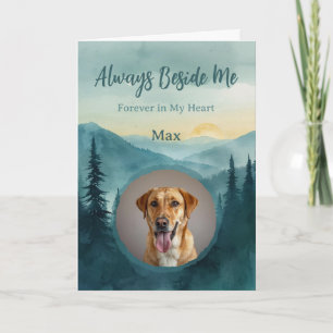 Cartão Memorial Personalizado de Animais de Estimação da 