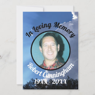 Cartão Memorial Sun Rays and Clouds