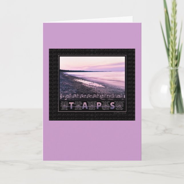 Cartão Memorial Taps (Frente)