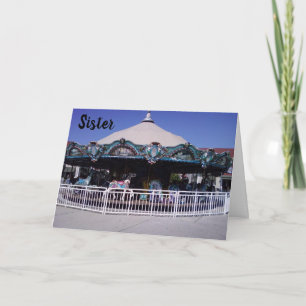 CARTÃO MEMÓRIAS IRMÃS DO CAROUSEL NO SEU ANIVERSÁRIO
