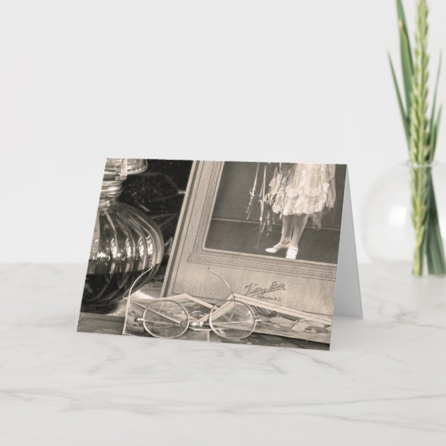 Cartão Memórias Vintage (Frente)